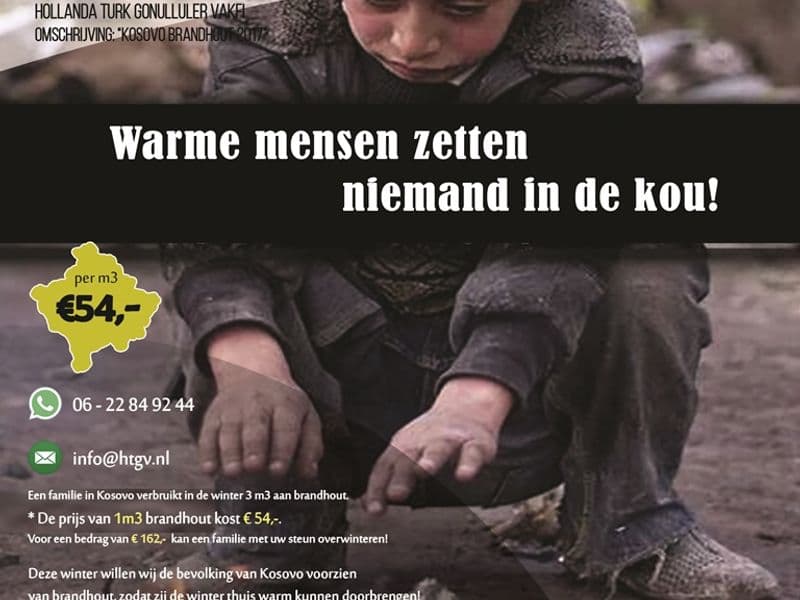 Brandhout voor Kosovo
