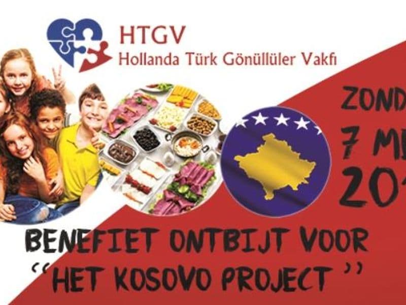 Benefietontbijt voor voedselpakketten Kosovo