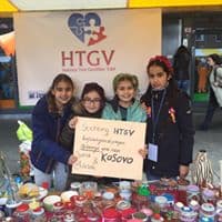 Geldinzameling voor voedselpakketten Kosovo