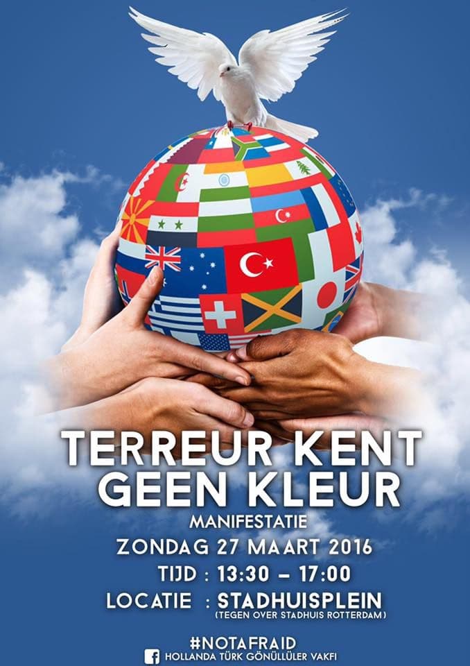 Terreur kent geen kleur!