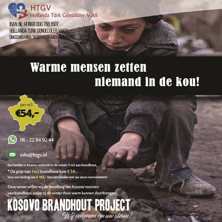 Brandhout voor Kosovo